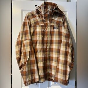 Patagonia sidewall insulated plaid jacket